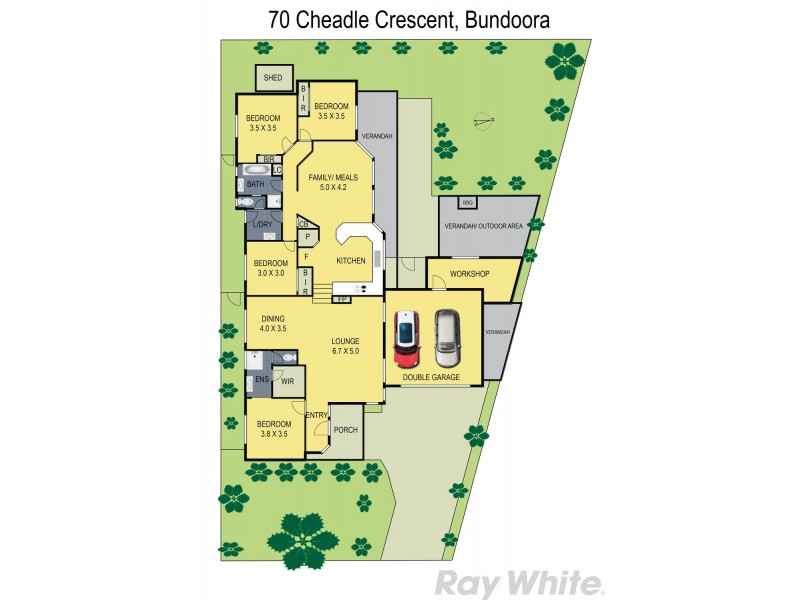 70 Cheadle Crescent, Bundoora VIC 3083 Floorplan