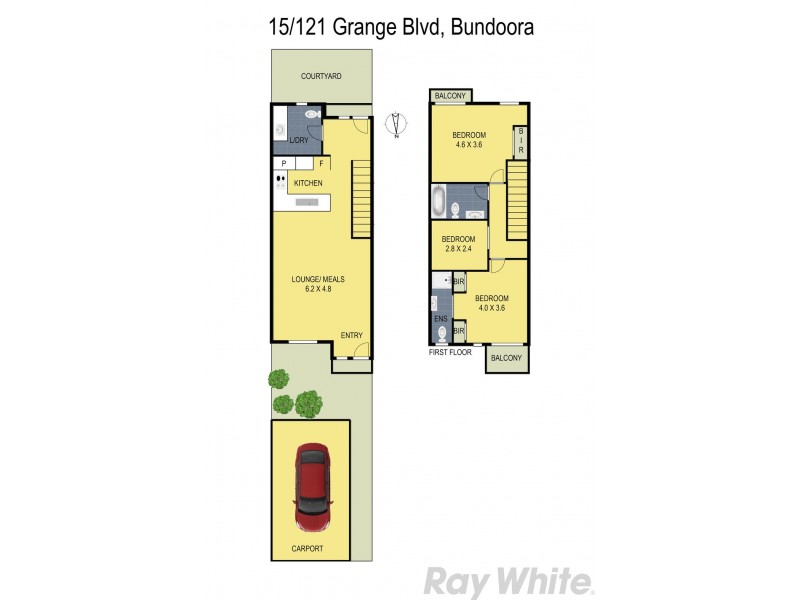 15/121 Grange Boulevard, Bundoora VIC 3083 Floorplan