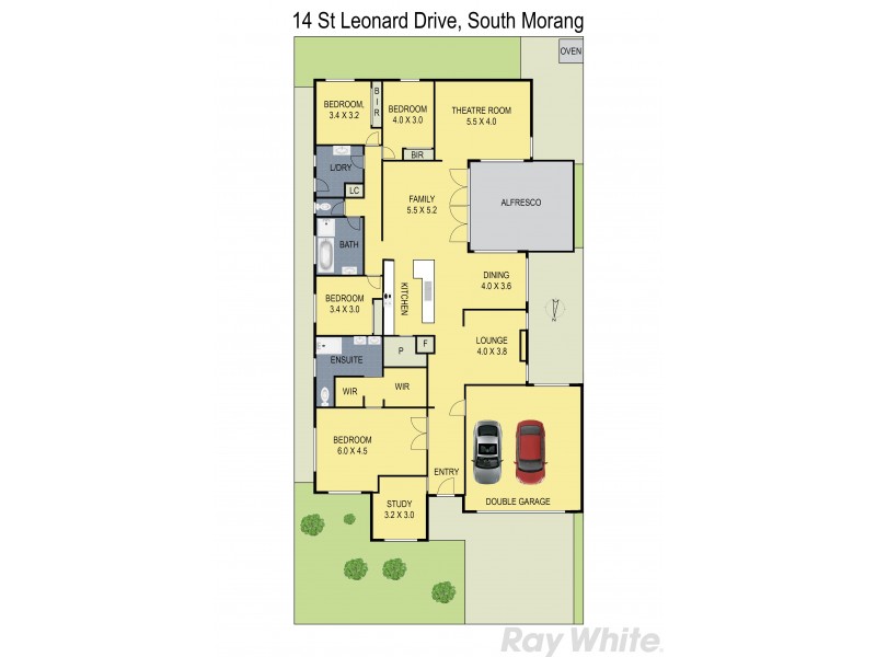 14 St Leonard Drive, South Morang VIC 3752 Floorplan
