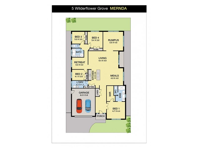 5 Wildflower Grove, Mernda VIC 3754 Floorplan