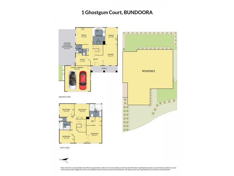 1 Ghostgum Court, Bundoora VIC 3083 Floorplan