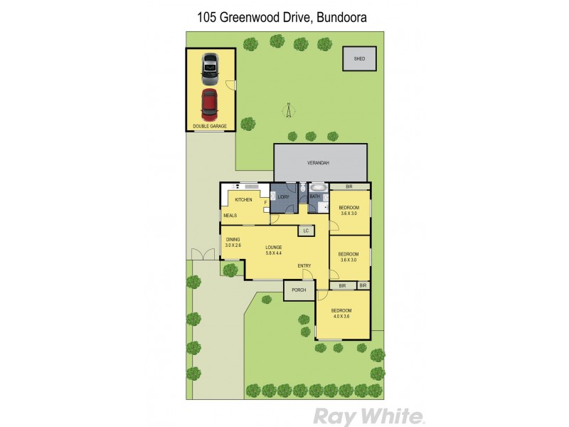 105 Greenwood Drive, Bundoora VIC 3083 Floorplan