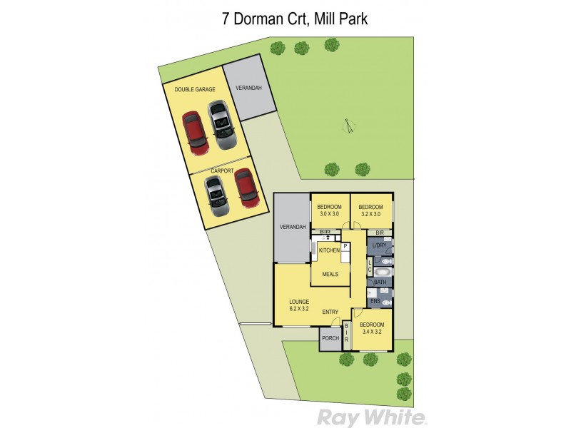 7 Dorman Court, Mill Park VIC 3082 Floorplan
