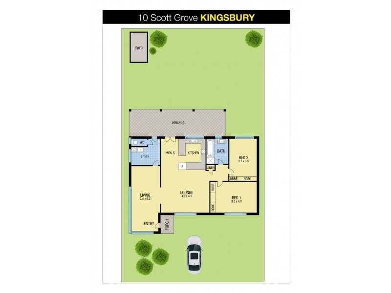 10 Scott Grove, Kingsbury VIC 3083 Floorplan
