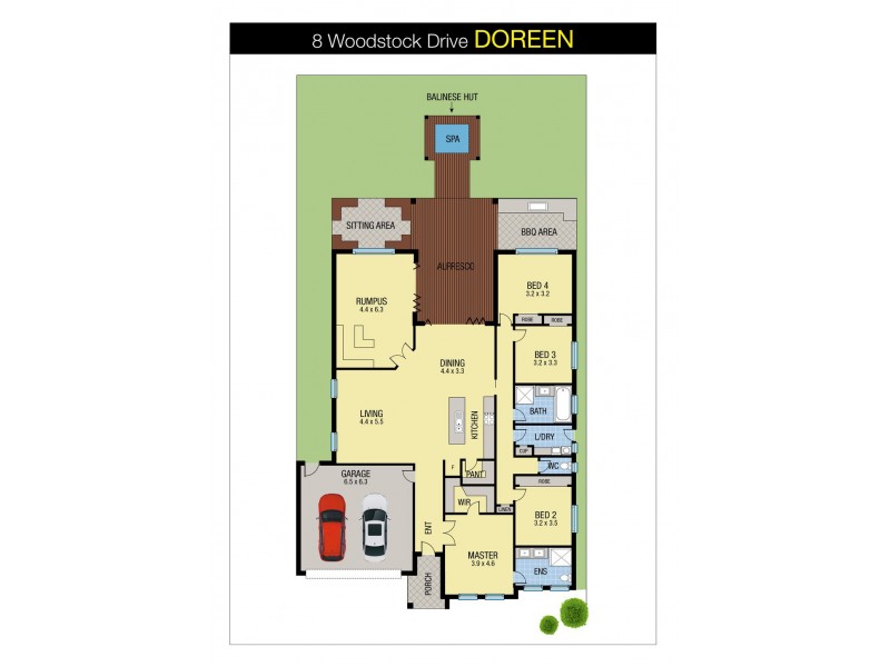8 Woodstock Drive, Doreen VIC 3754 Floorplan