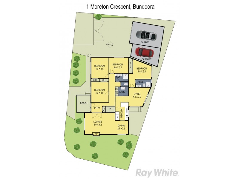1 Moreton Crescent, Bundoora VIC 3083 Floorplan