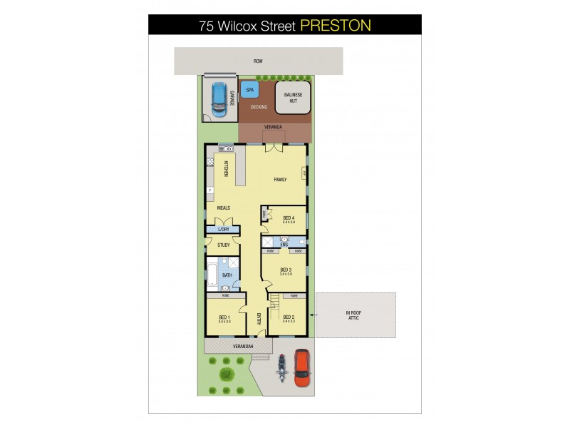 75 Wilcox Street, Preston VIC 3072 Floorplan