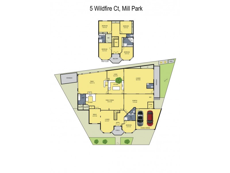 5 Wildfire Court, Mill Park VIC 3082 Floorplan