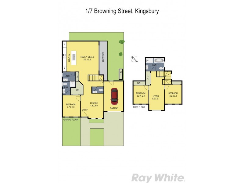 1/7 Browning Street, Kingsbury VIC 3083 Floorplan