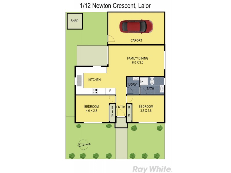 1/12 Newton Crescent, Lalor VIC 3075 Floorplan