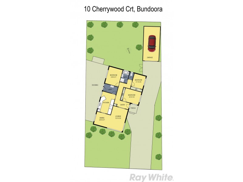 10 Cherrywood Court, Bundoora VIC 3083 Floorplan