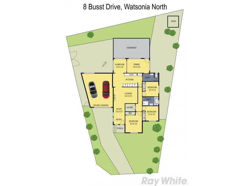 8 Busst Drive, Watsonia North VIC 3087 Floorplan