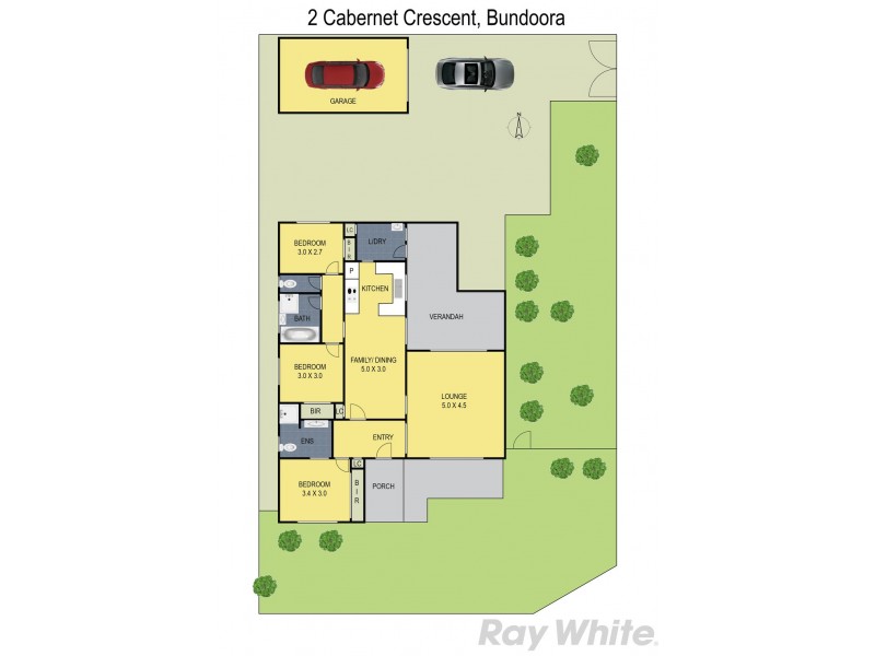 2 Cabernet Crescent, Bundoora VIC 3083 Floorplan