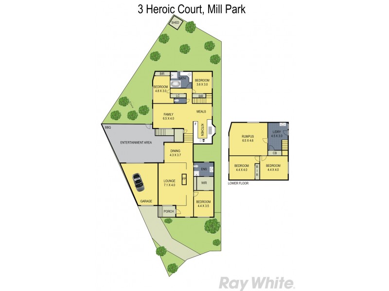 3 Heroic Court, Mill Park VIC 3082 Floorplan