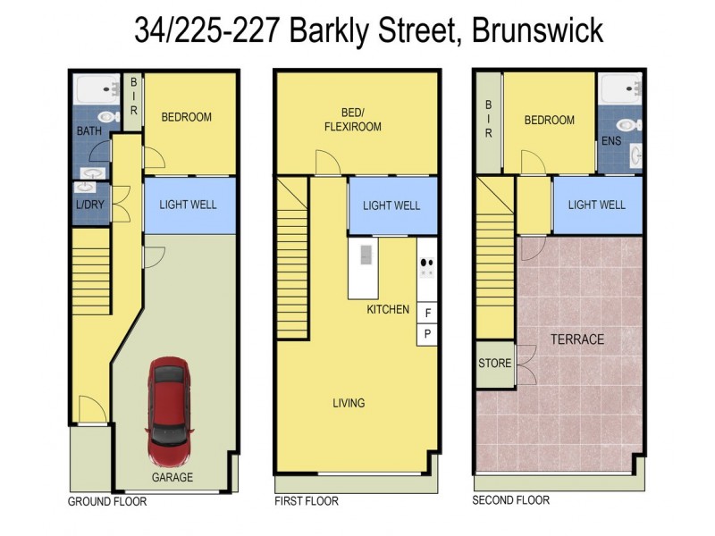 34/225-227 Barkly Street, Brunswick VIC 3056 Floorplan