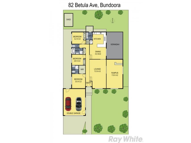 82 Betula Avenue, Bundoora VIC 3083 Floorplan