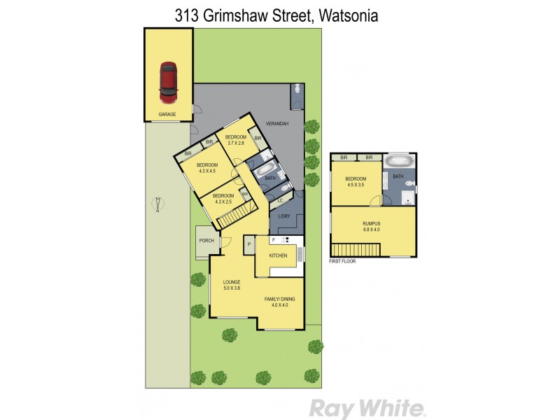 313 Grimshaw Street, Watsonia VIC 3087 Floorplan