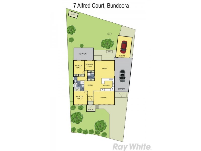 7 Alfred Court, Bundoora VIC 3083 Floorplan