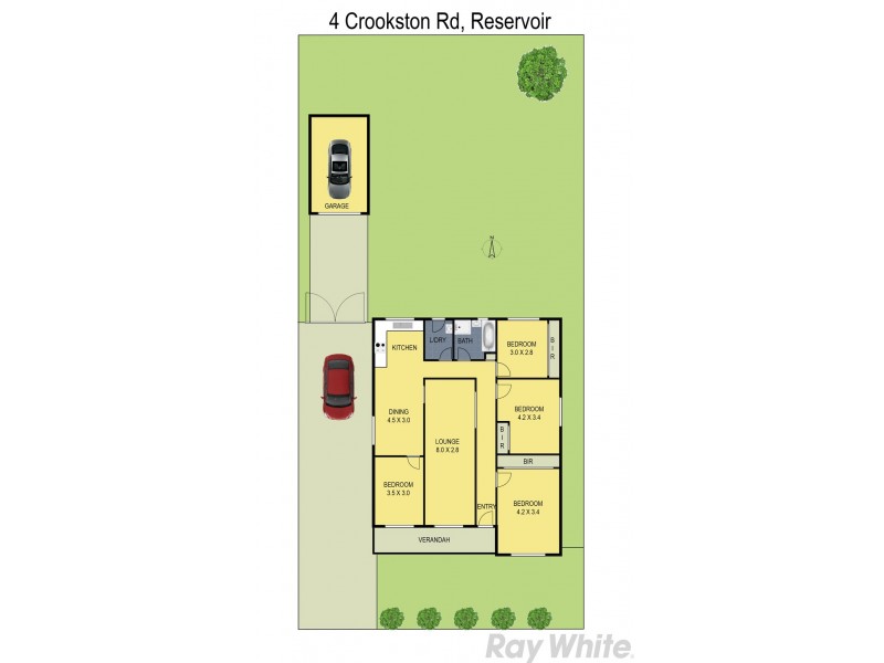 4 Crookston Road, Reservoir VIC 3073 Floorplan