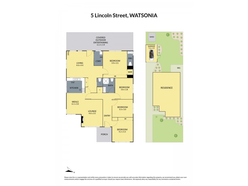 5 Lincoln Street, Watsonia North VIC 3087 Floorplan