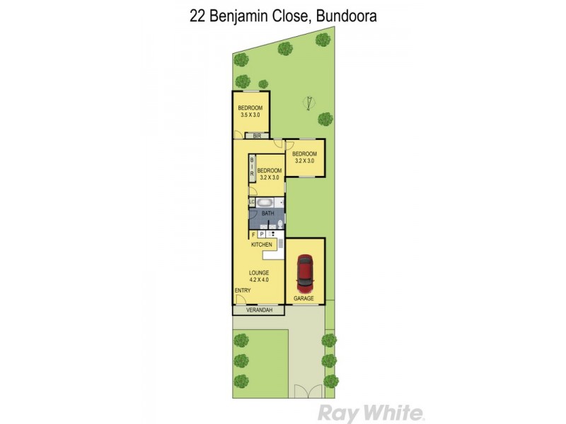 22 Benjamin Close, Bundoora VIC 3083 Floorplan