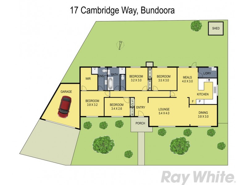 17 Cambridge Way, Bundoora VIC 3083 Floorplan