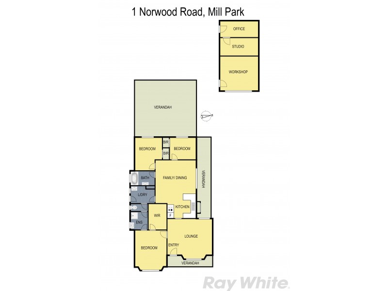 1 Norwood Road, Mill Park VIC 3082 Floorplan