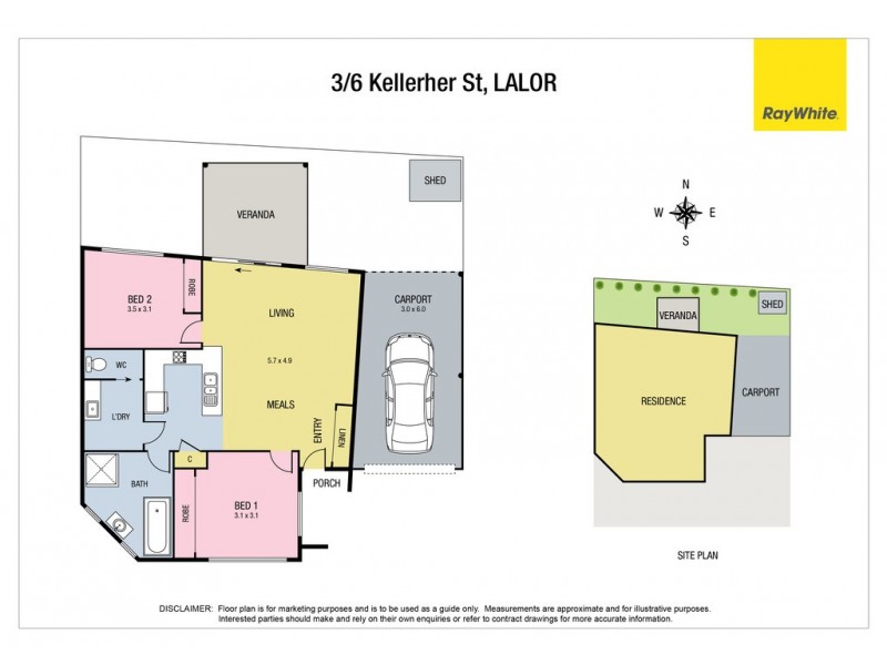 3/6 Kellerher Street, Lalor VIC 3075 Floorplan