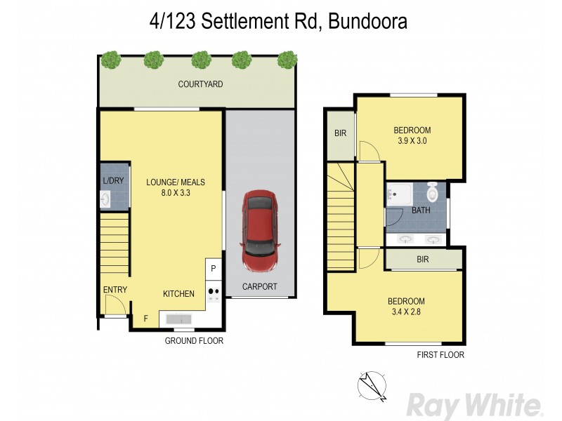 4/123 Settlement Road, Bundoora VIC 3083 Floorplan