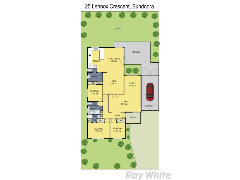 25 Lennox Crescent, Bundoora VIC 3083 Floorplan