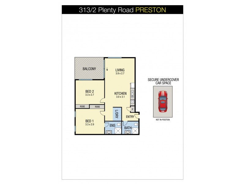 313/2-10 Plenty Road, Preston VIC 3072 Floorplan