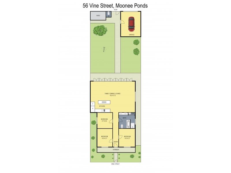 56 Vine Street, Moonee Ponds VIC 3039 Floorplan