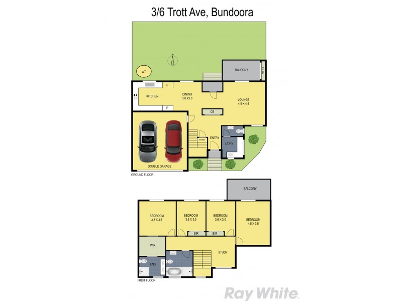 3/6 Trott Avenue, Bundoora VIC 3083 Floorplan
