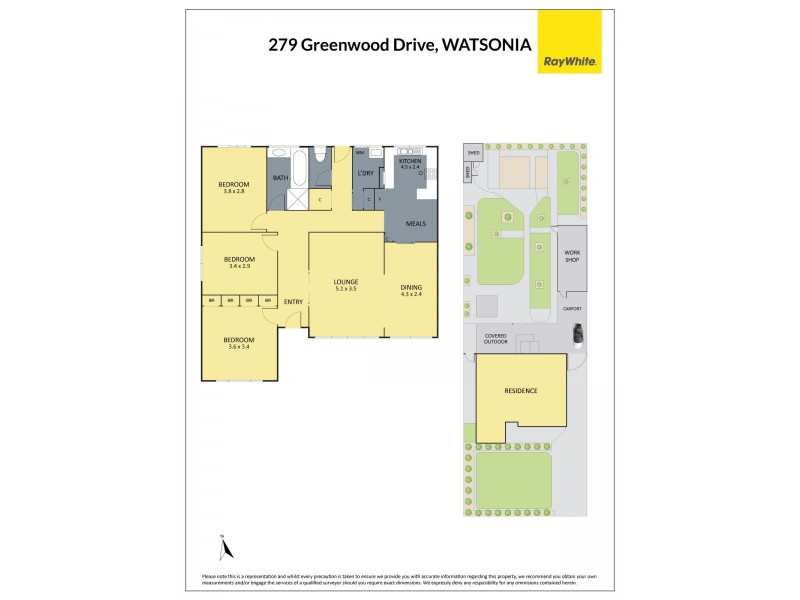 279 Greenwood Drive, Watsonia VIC 3087 Floorplan