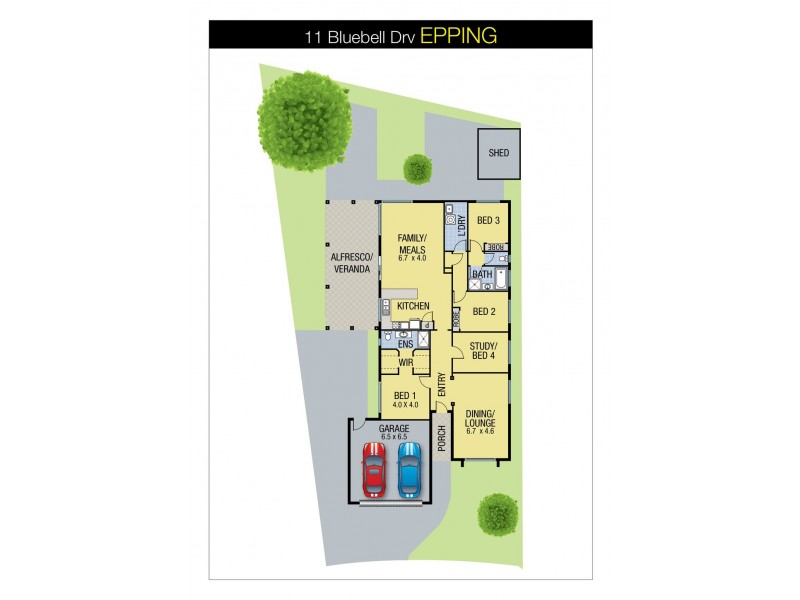 11 Bluebell Drive, Epping VIC 3076 Floorplan