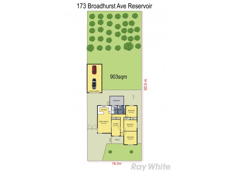 173 Broadhurst Avenue, Reservoir VIC 3073 Floorplan