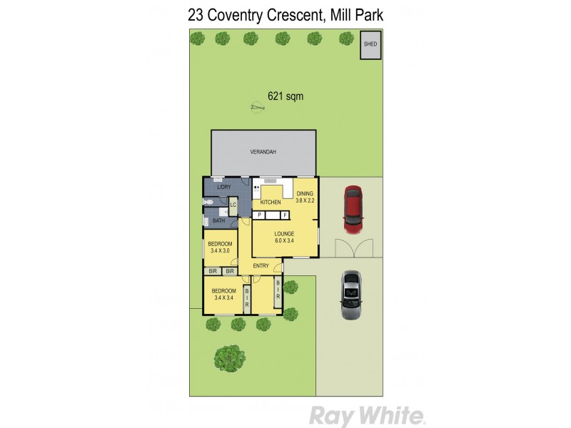 23 Coventry Crescent, Mill Park VIC 3082 Floorplan