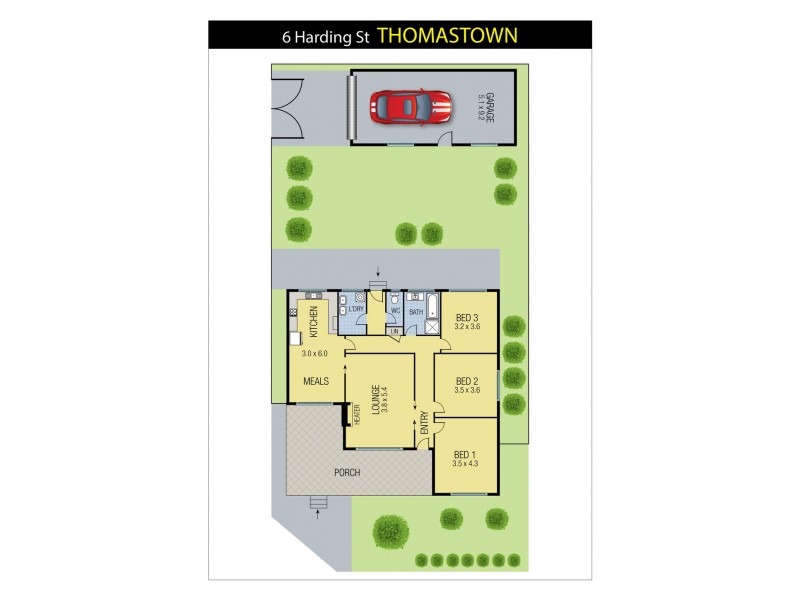6 Harding Street, Thomastown VIC 3074 Floorplan