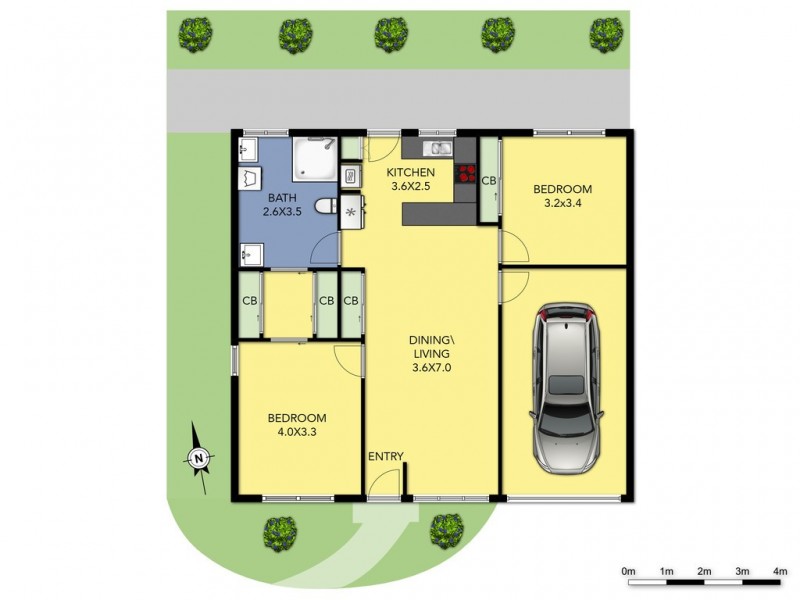 3/877 Plenty Road, South Morang VIC 3752 Floorplan