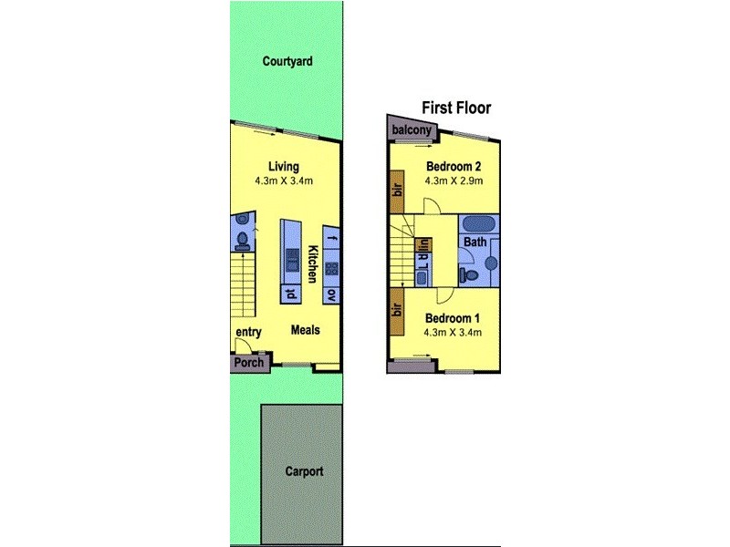 18/70 Grange Boulevard, Bundoora VIC 3083 Floorplan