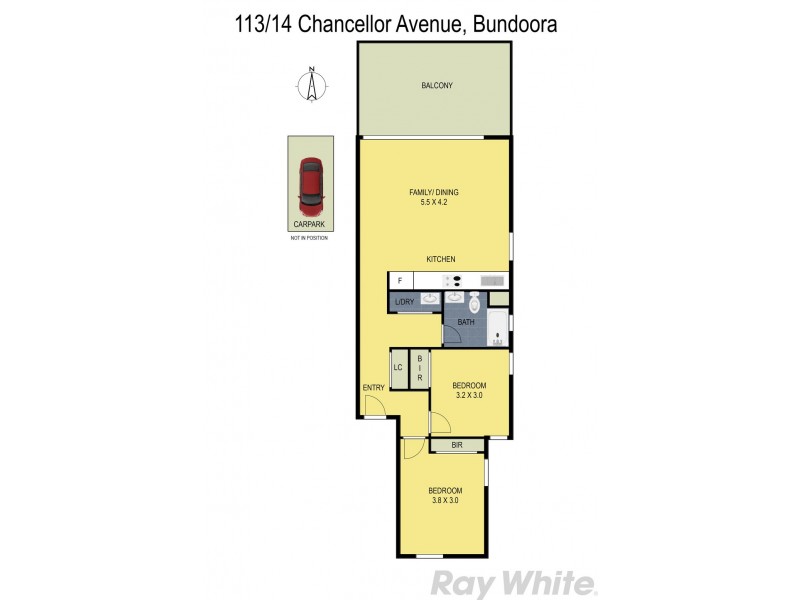 113/14 Chancellor Avenue, Bundoora VIC 3083 Floorplan