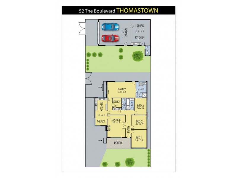 52 The Boulevard, Thomastown VIC 3074 Floorplan