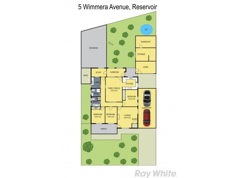 5 Wimmera Avenue, Reservoir VIC 3073 Floorplan
