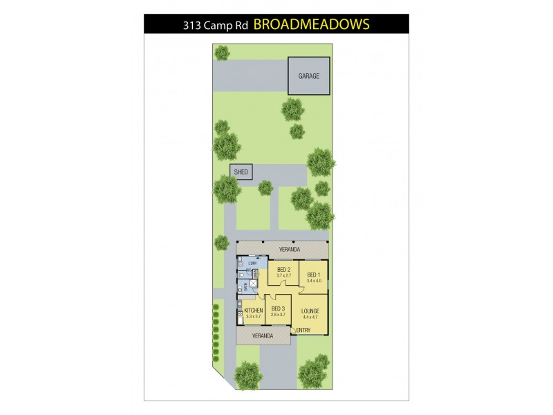 313 Camp Road, Broadmeadows VIC 3047 Floorplan
