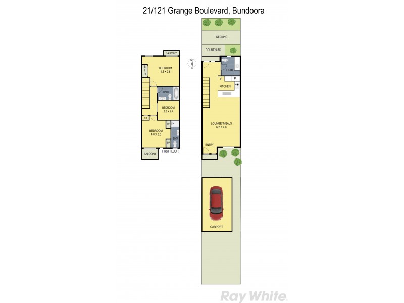 21/121 Grange Boulevard, Bundoora VIC 3083 Floorplan