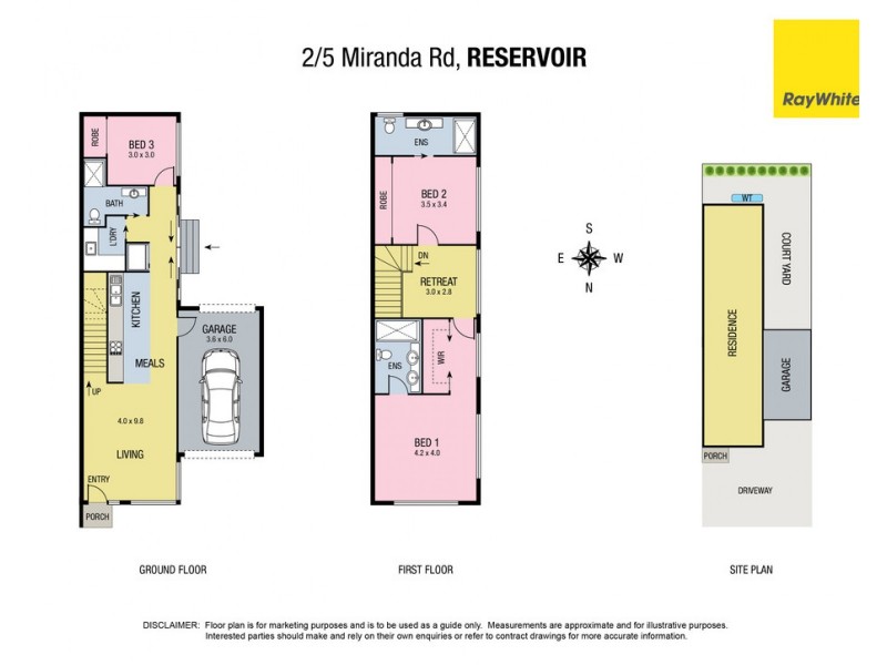 2 and 3/5 Miranda Road, Reservoir VIC 3073 Floorplan