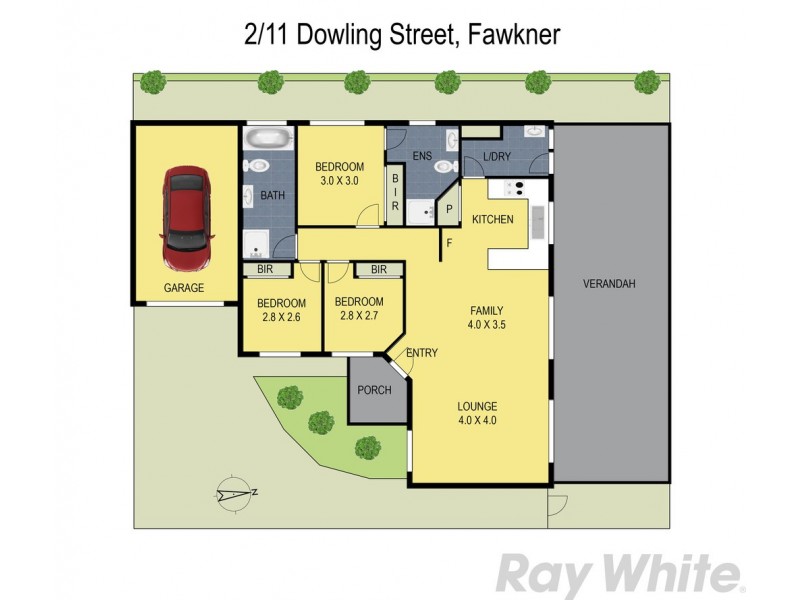 2/11 Dowling Street, Fawkner VIC 3060 Floorplan