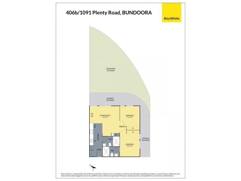 406B/1091 Plenty Road, Bundoora VIC 3083 Floorplan