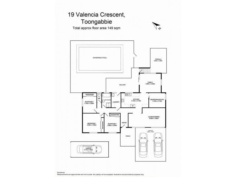 19 Valencia Crescent, Toongabbie NSW 2146 Floorplan
