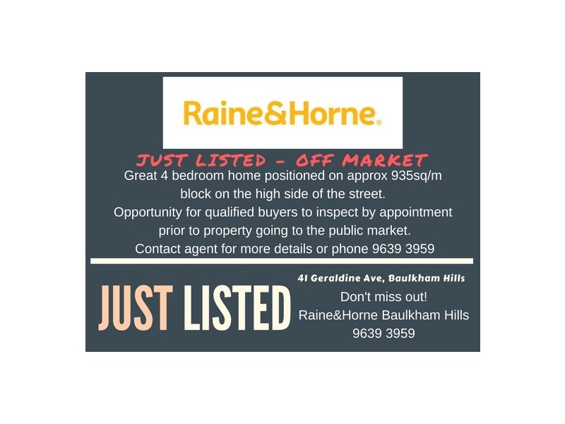 41 Geraldine Ave, Baulkham Hills NSW 2153